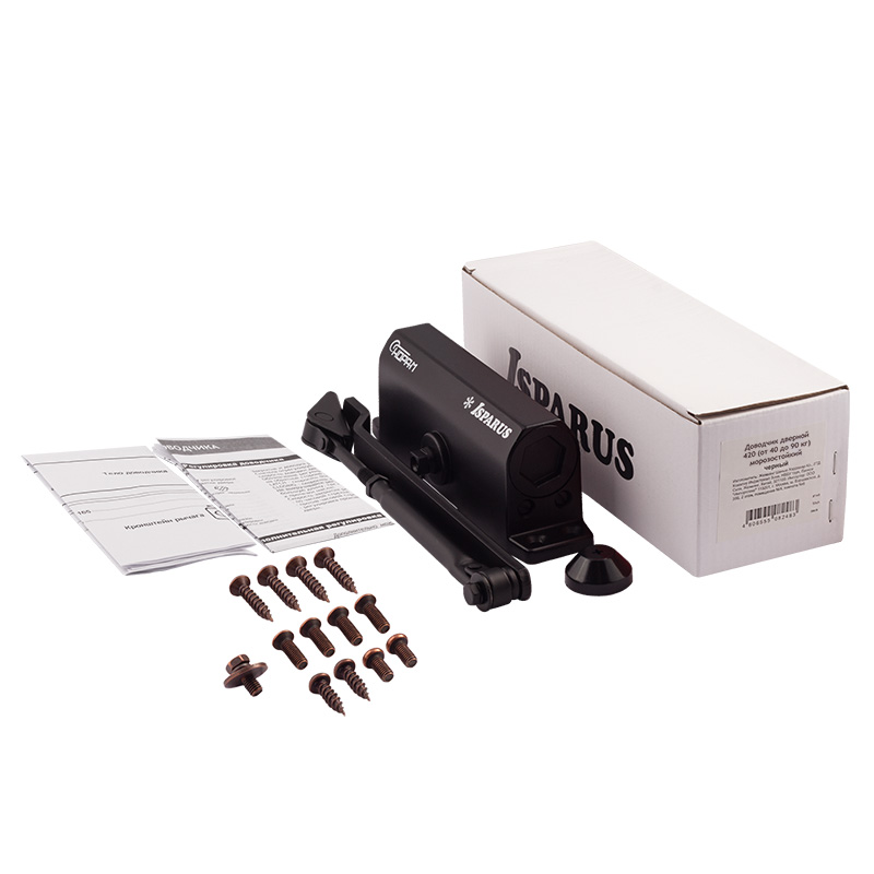 Все Доводчик НОРА-М 420 ISPARUS (от 40 до 90кг) (черный) морозостойкий 18760 видеонаблюдения в магазине Vidos Group
