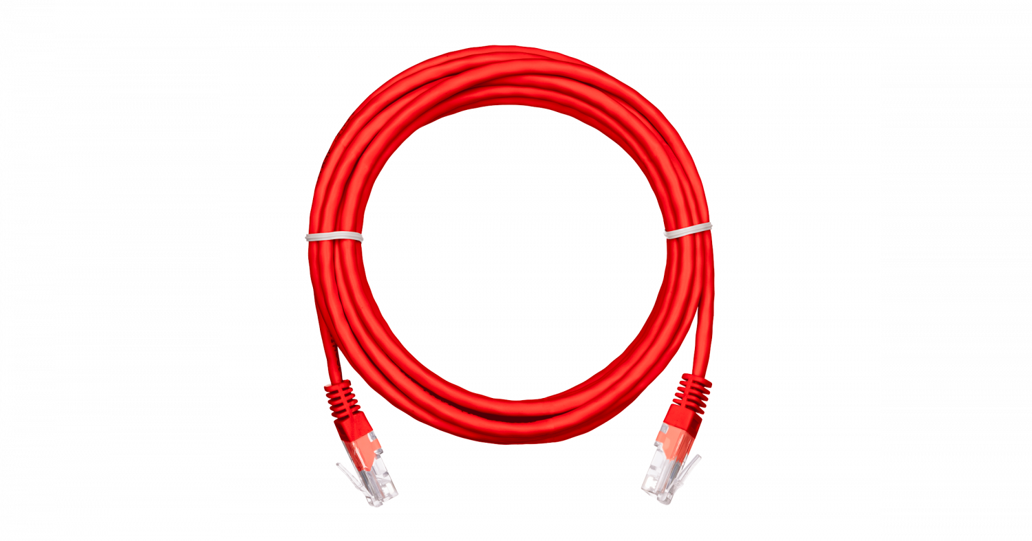 NETLAN EC-PC4UD55B-BC-PVC-015-RD-10 коммутационный шнур