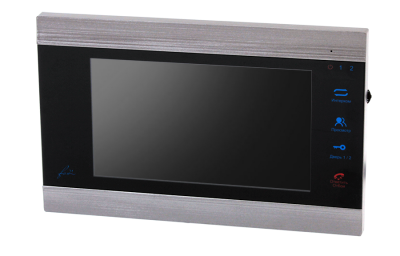 Fox FX-HVD7M-KIT (ТОПАЗ 7 ЧЕР) к-т видеодомофон FX-HVD7M (7"LCD) и вызывная панель FX-CP9 (1200 твл)