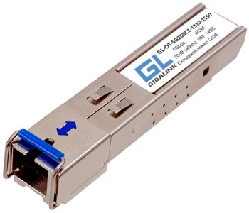 Все GIGALINK GL-OT-SG20SC1-1310-1550 SFP модули 1G одноволоконные (WDM) видеонаблюдения в магазине Vidos Group