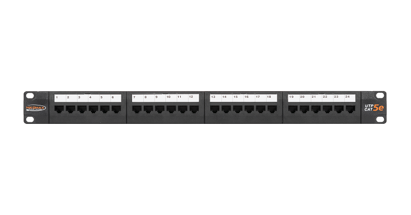 Все NIKOMAX NMC-RP24UD2-1U-BK Коммутационная панель 19" 1U, 24 порта, Кат.5e (Класс D) видеонаблюдения в магазине Vidos Group