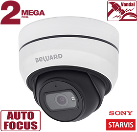 Все Купольная IP камера Beward SV2010DBZ видеонаблюдения в магазине Vidos Group