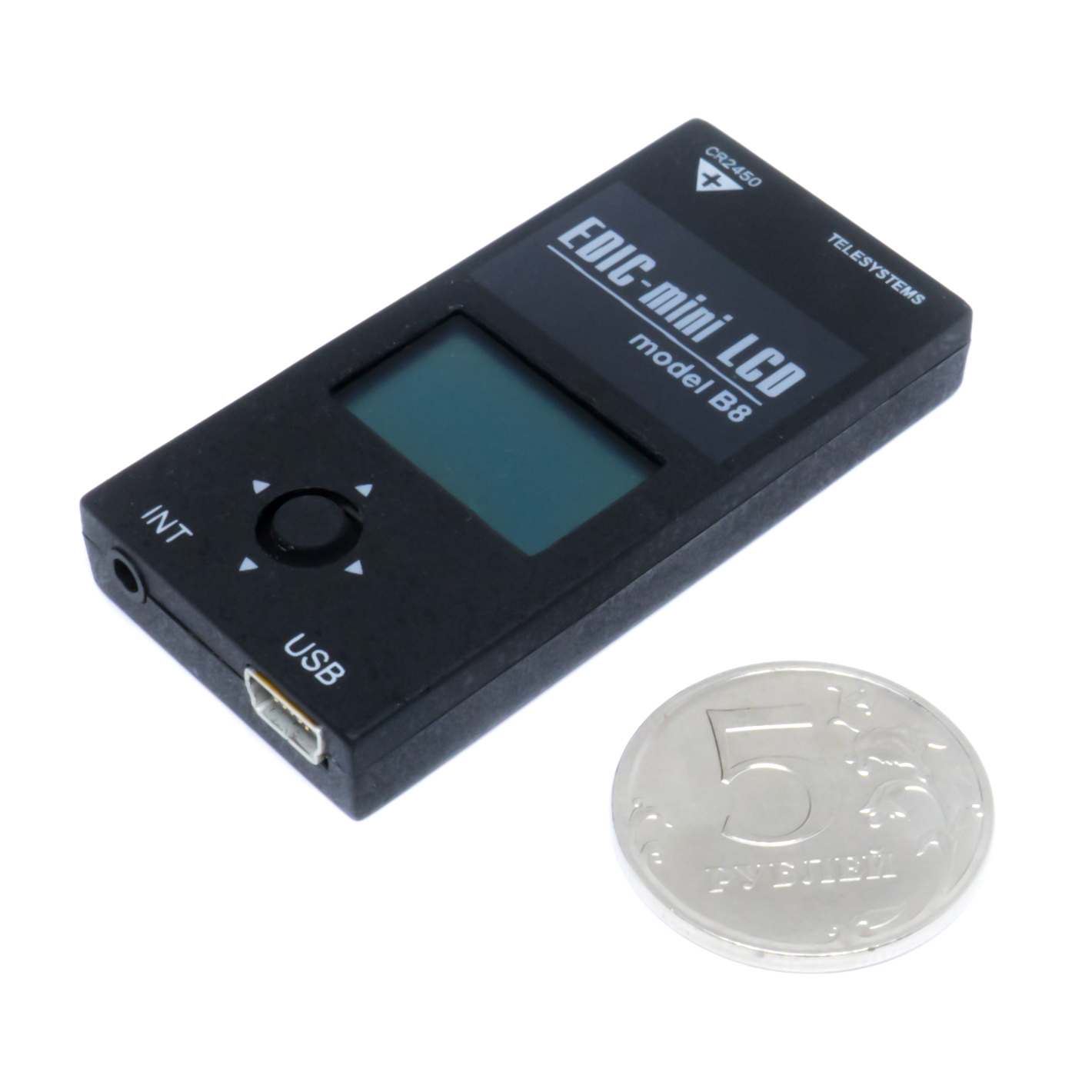 Все Телесистемы EM LCD B8-300h (пластик, размер 9*28*59мм, вес 18г, автономность до 120 ч, батарейка) видеонаблюдения в магазине Vidos Group