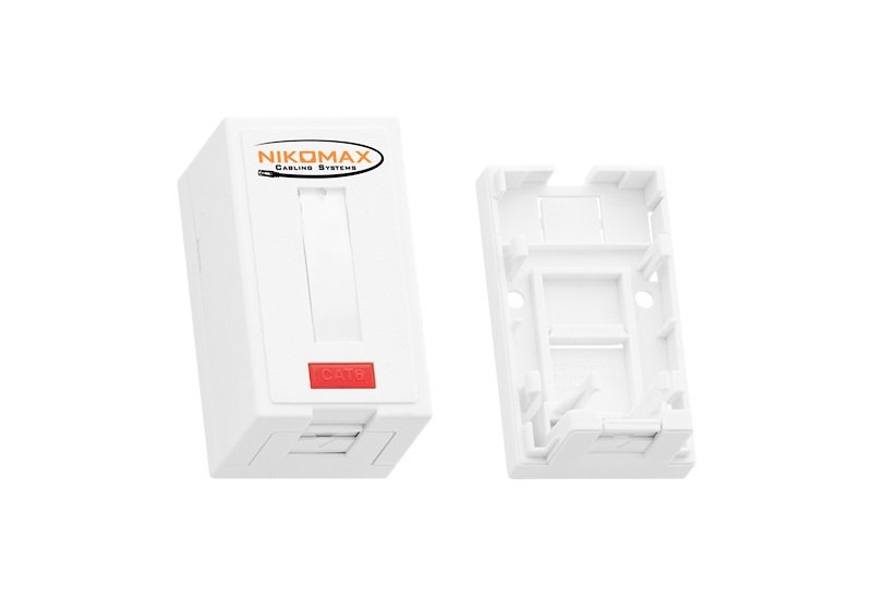 NIKOMAX NMC-MB1P-ST-WT коммутационная розетка