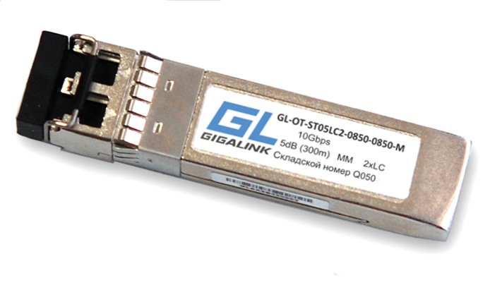 Все GIGALINK GL-OT-ST05LC2-0850-0850-M SFP+ модули двухволоконные и кат 6 и 6а видеонаблюдения в магазине Vidos Group