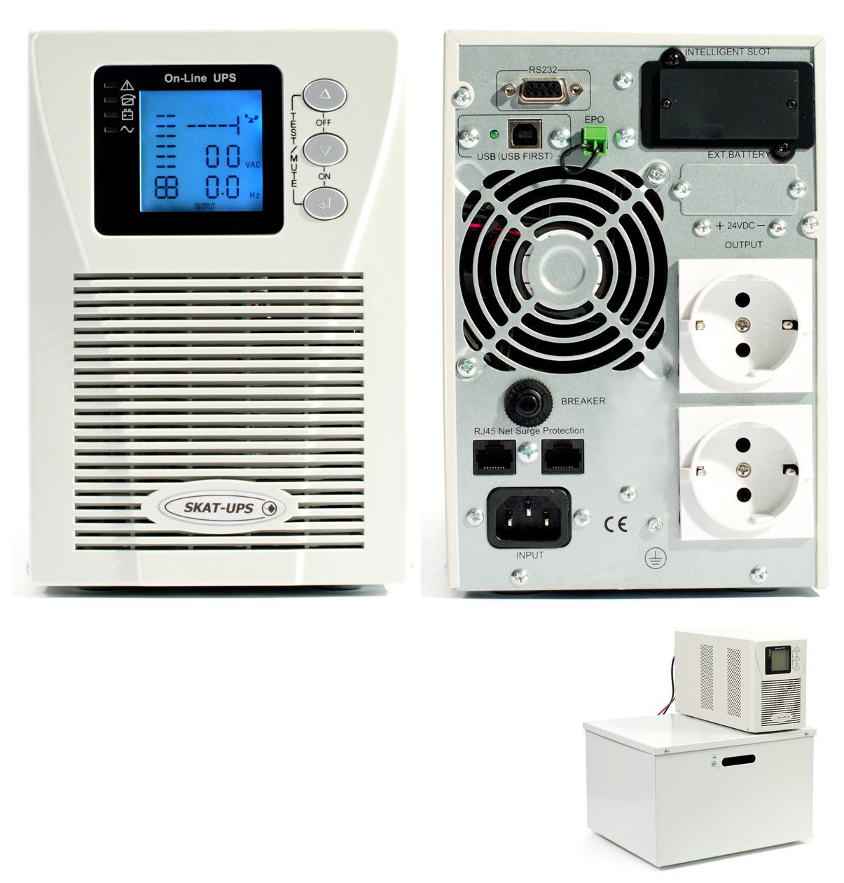 Все Бастион SKAT UPS 1000 (24V) источник электропитания специализированный видеонаблюдения в магазине Vidos Group