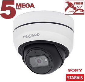 Все Купольная IP камера Beward SV3212DB видеонаблюдения в магазине Vidos Group