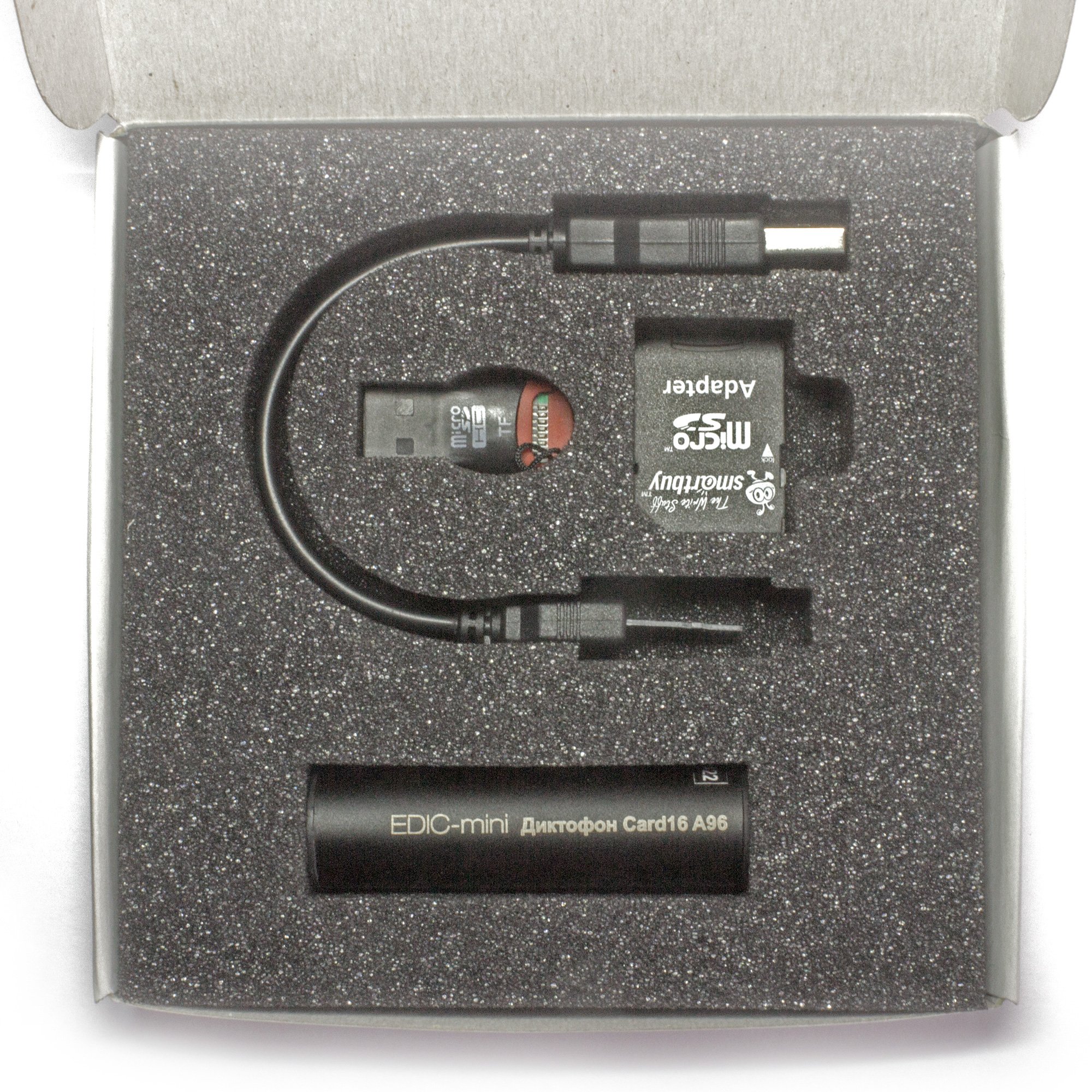 Все Телесистемы EM Card16 А96 (металл, размер d18*65мм, вес 28г, автономность до 200ч, аккумулятор) видеонаблюдения в магазине Vidos Group