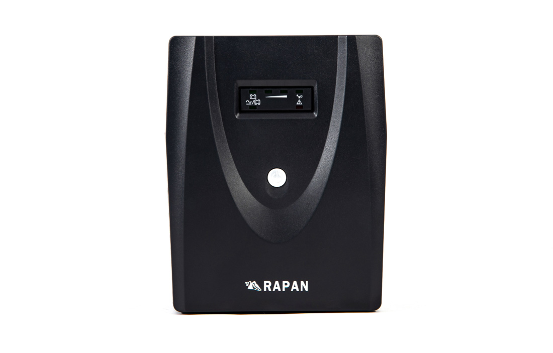 Все БАСТИОН RAPAN UPS-2000 источник питания 220В 2000ВА/1200Вт меандр АКБ 2х7Ач интерактивный видеонаблюдения в магазине Vidos Group