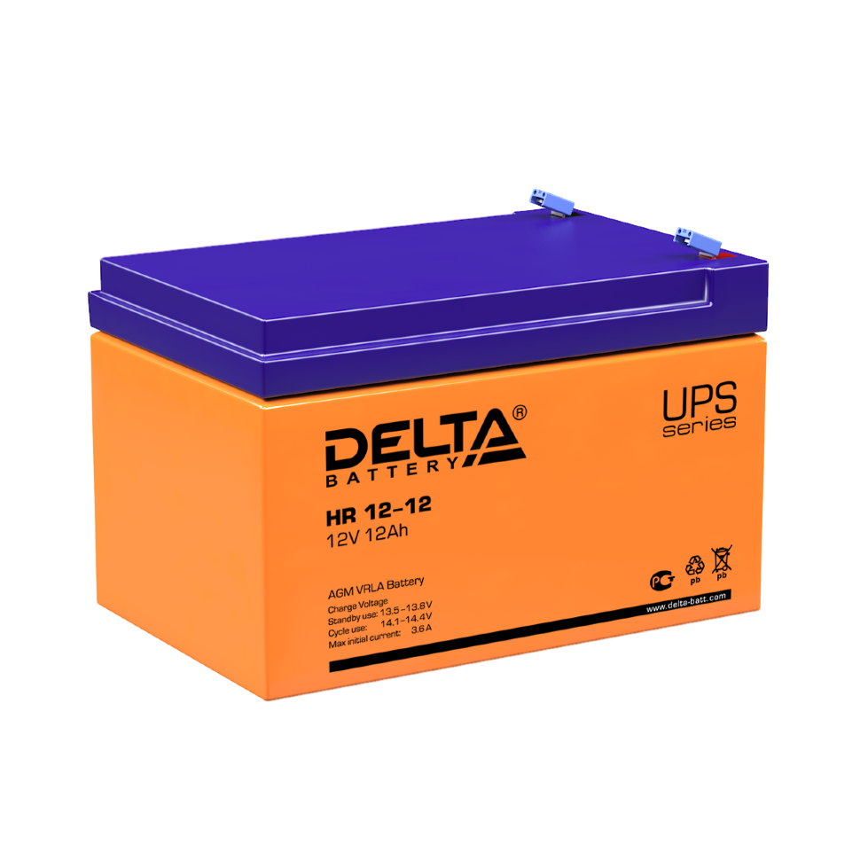 Все DELTA battery HR12-12 видеонаблюдения в магазине Vidos Group