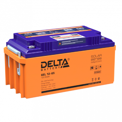 DELTA battery GEL 12-65