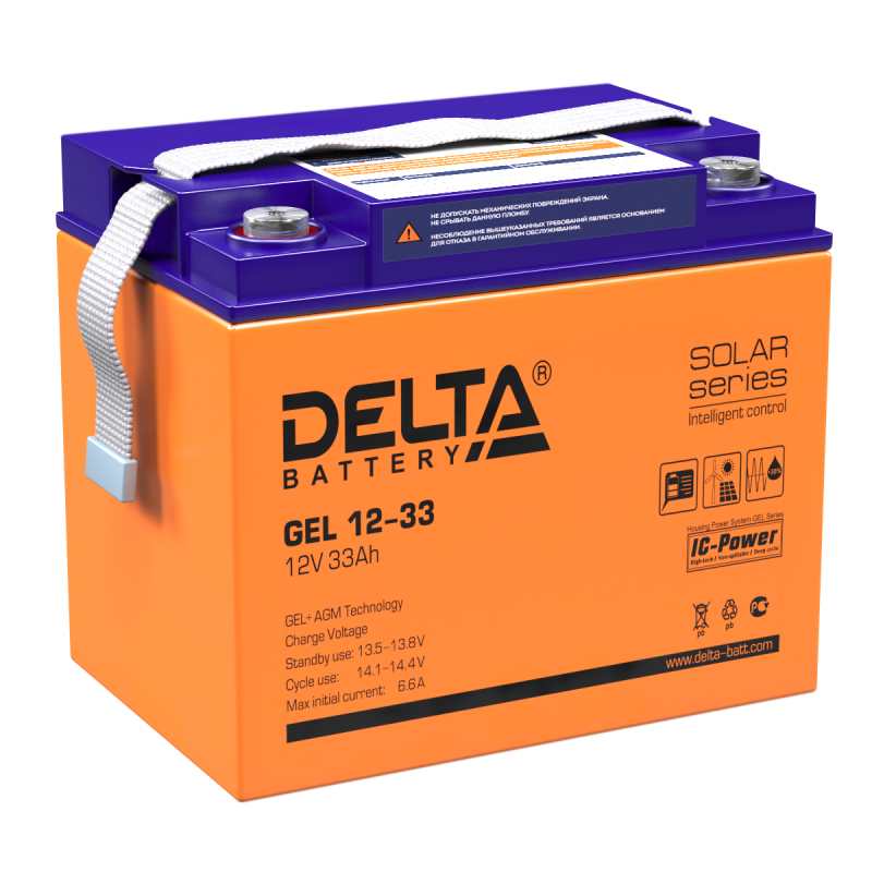 Все DELTA battery GEL 12-33 видеонаблюдения в магазине Vidos Group