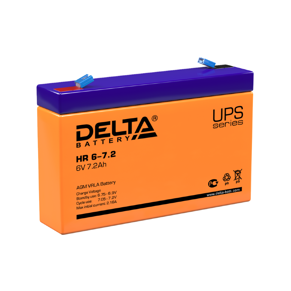 Все DELTA battery HR6-7.2 видеонаблюдения в магазине Vidos Group