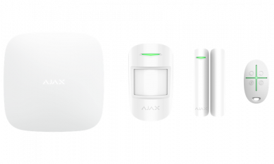 Ajax StarterKit Plus (W) Комплект радиоканальной охранной сигнализации