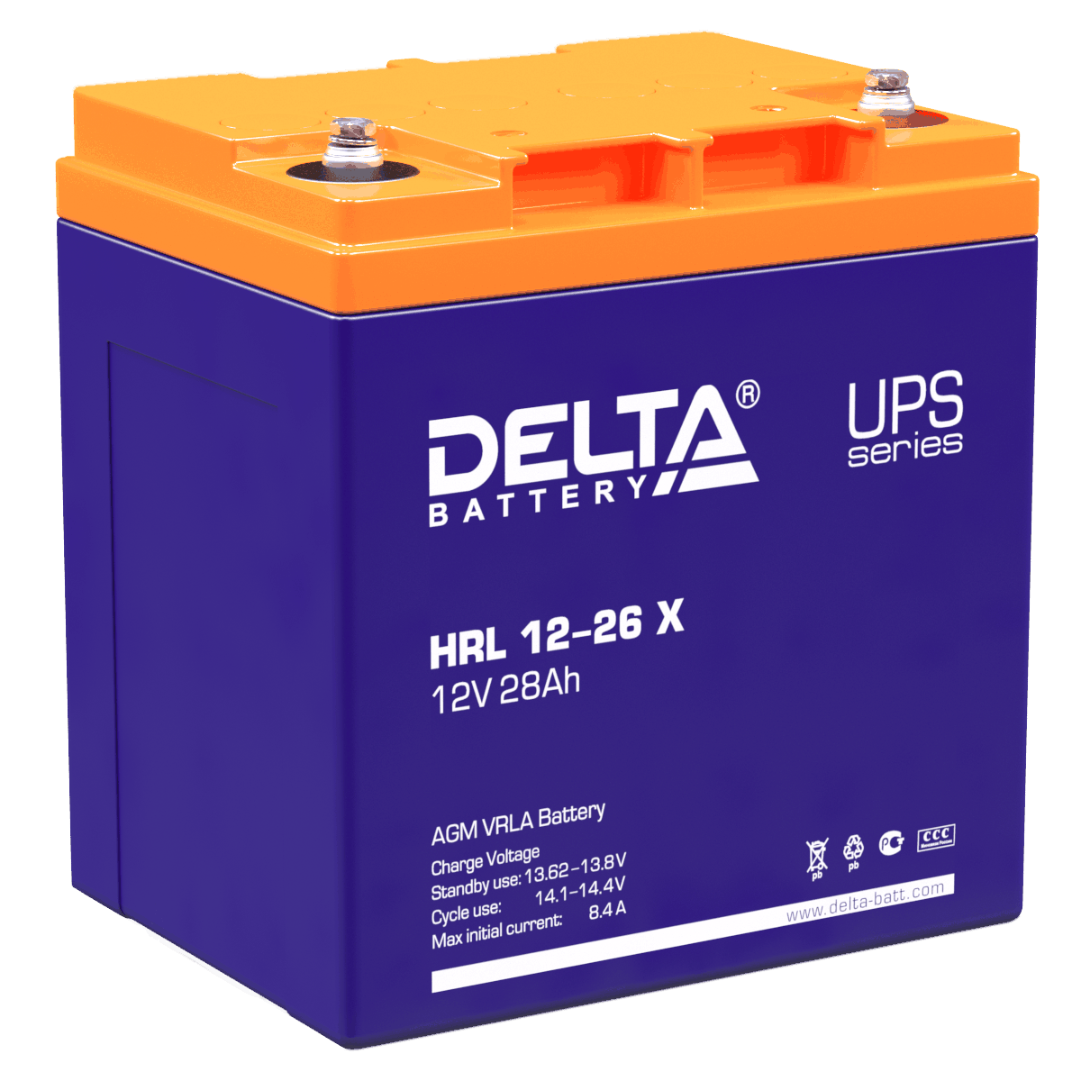 Все Батареи DELTA HRL 12-26 X видеонаблюдения в магазине Vidos Group