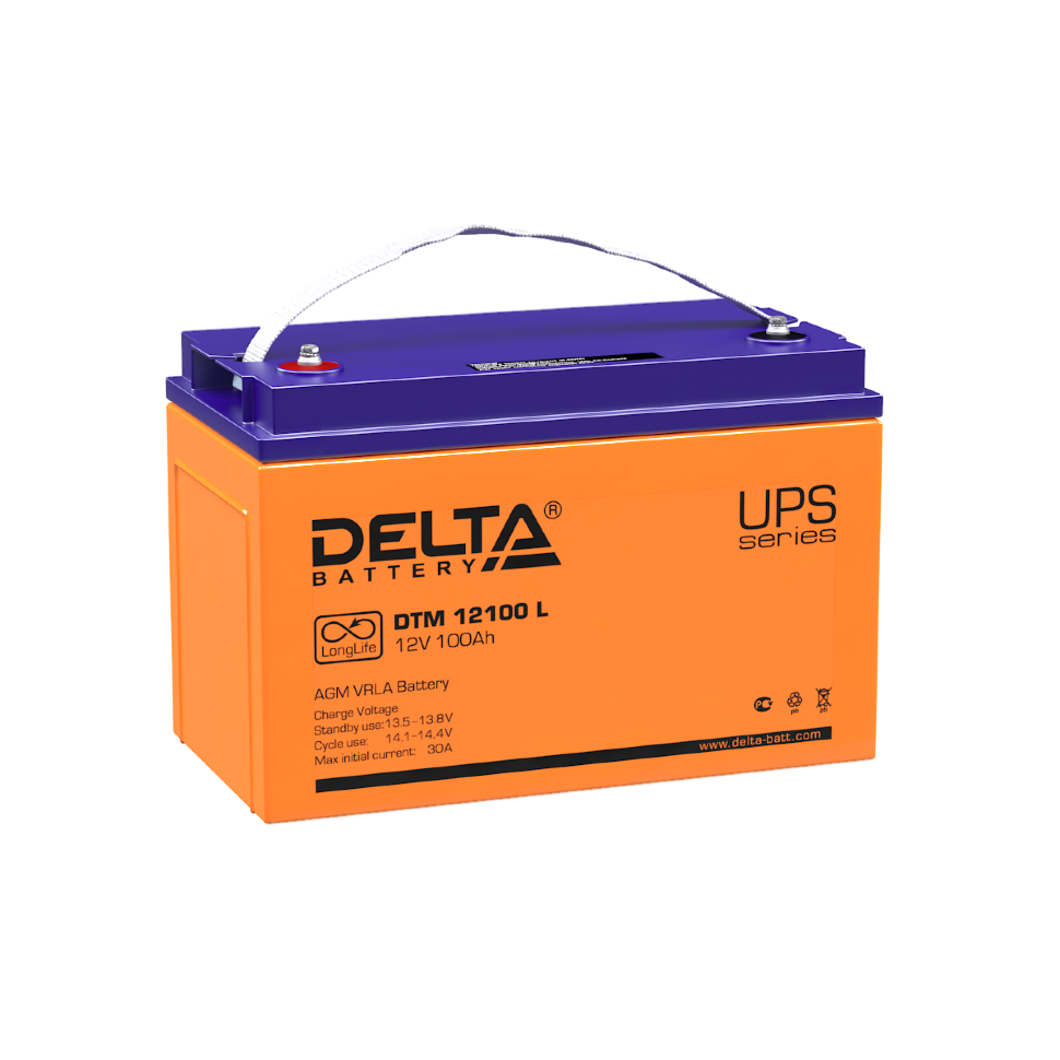 Все DELTA battery DTM 12100 L видеонаблюдения в магазине Vidos Group