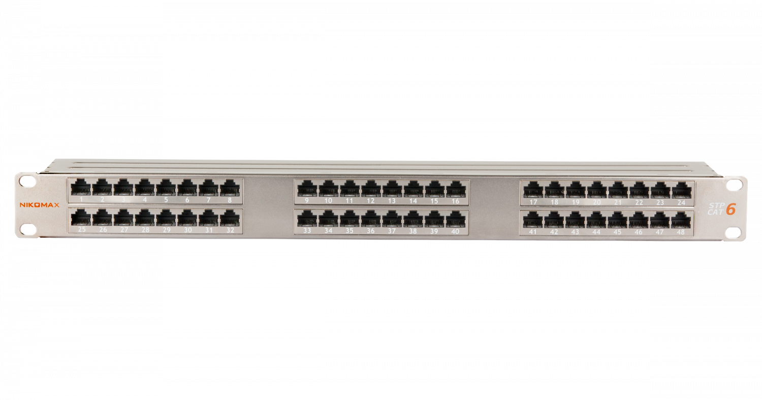 NIKOMAX NMC-RP48UE2-1U-BK патч-панель