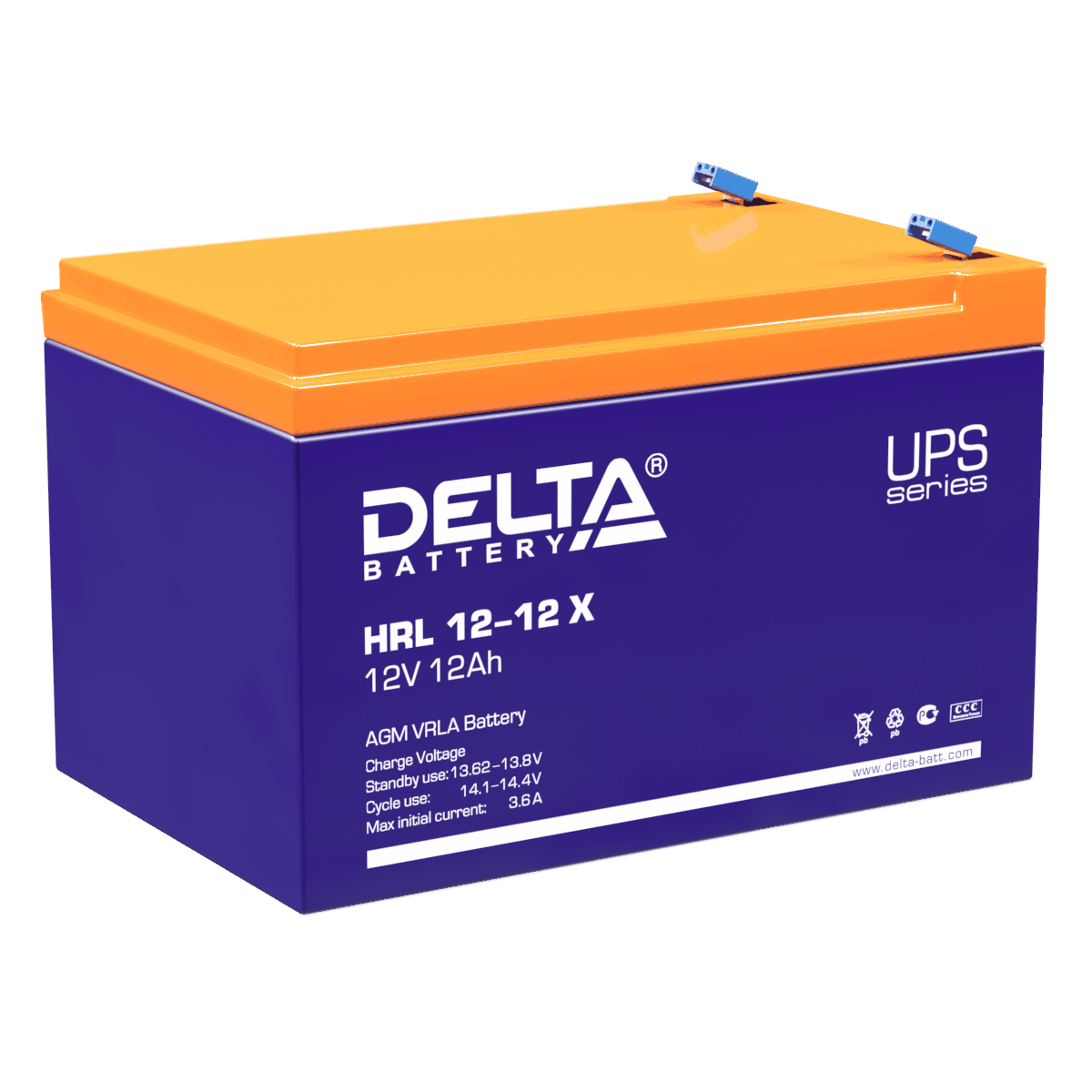 Все Батареи DELTA HRL 12-12 X видеонаблюдения в магазине Vidos Group