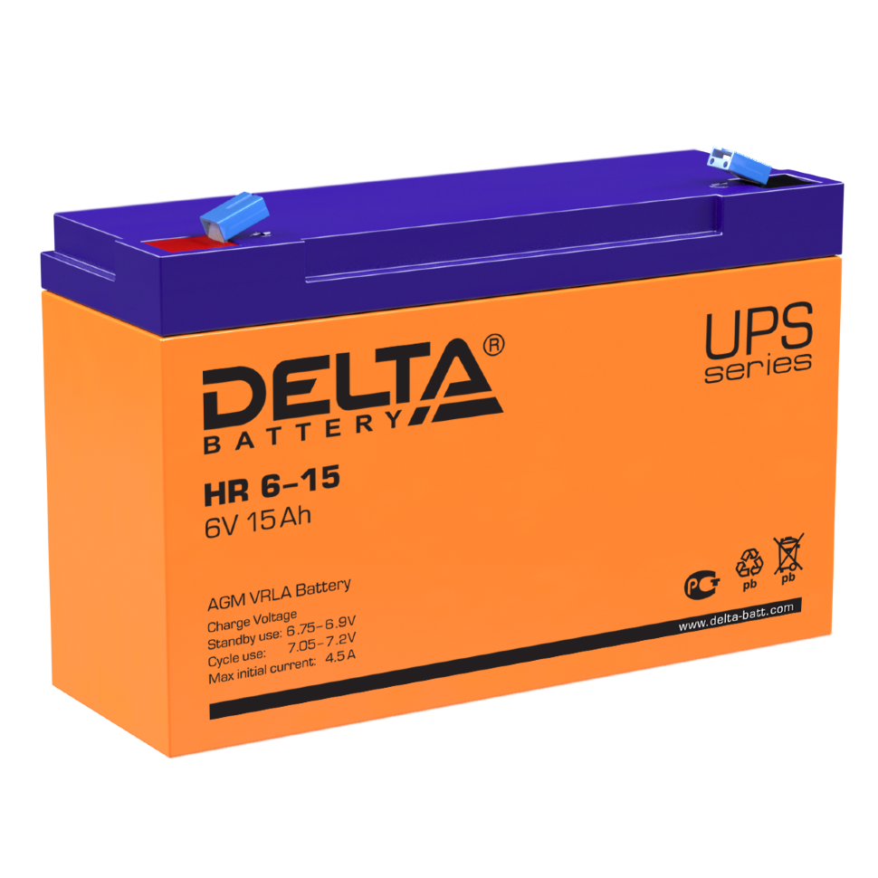 Все DELTA battery HR6-15 видеонаблюдения в магазине Vidos Group
