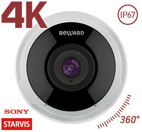 Beward SV6020FLM панорамная IP камера Fisheye