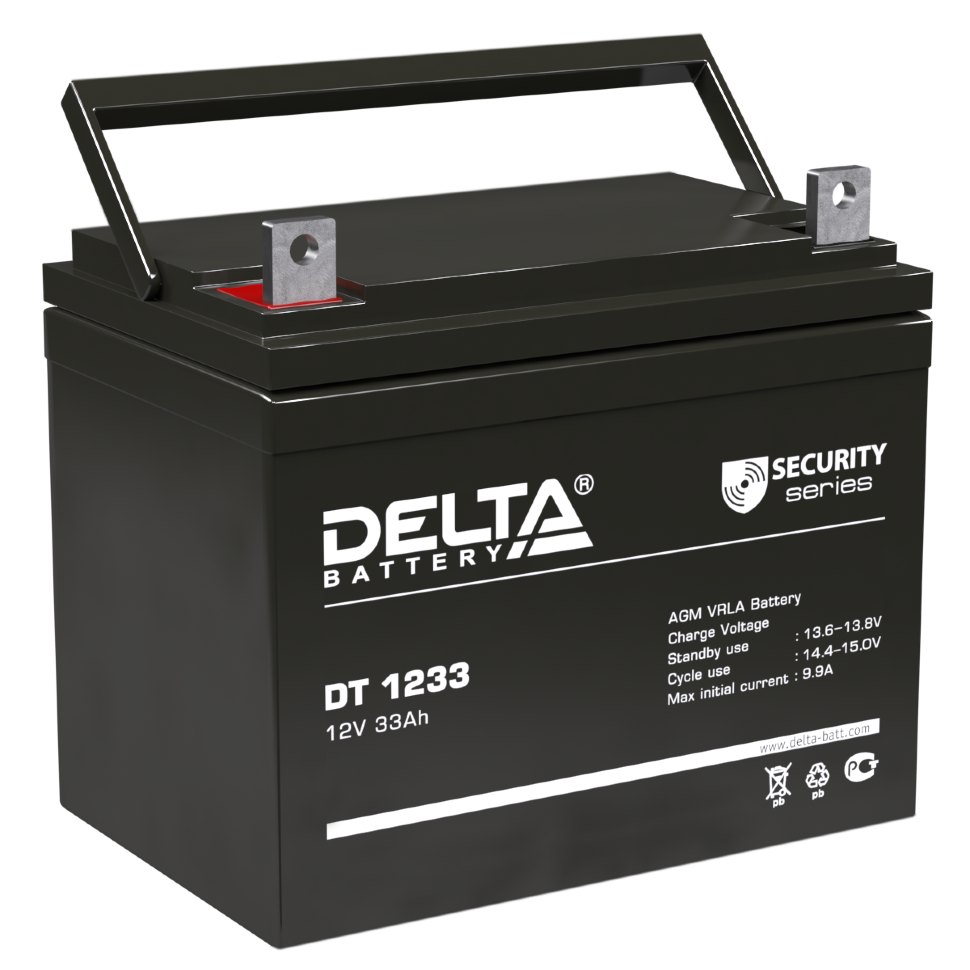 Все DELTA battery DT 1233 видеонаблюдения в магазине Vidos Group