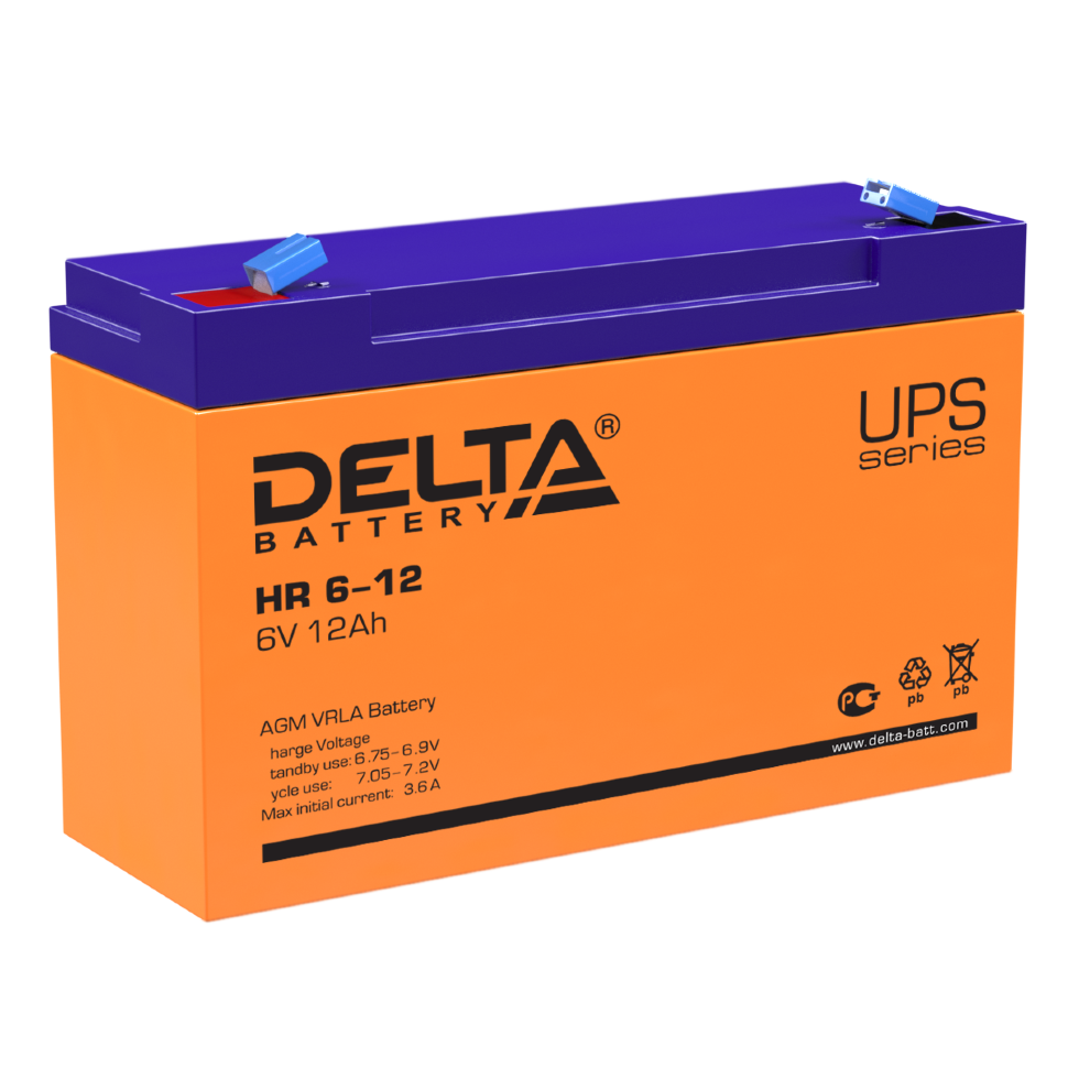 Все DELTA battery HR6-12 видеонаблюдения в магазине Vidos Group