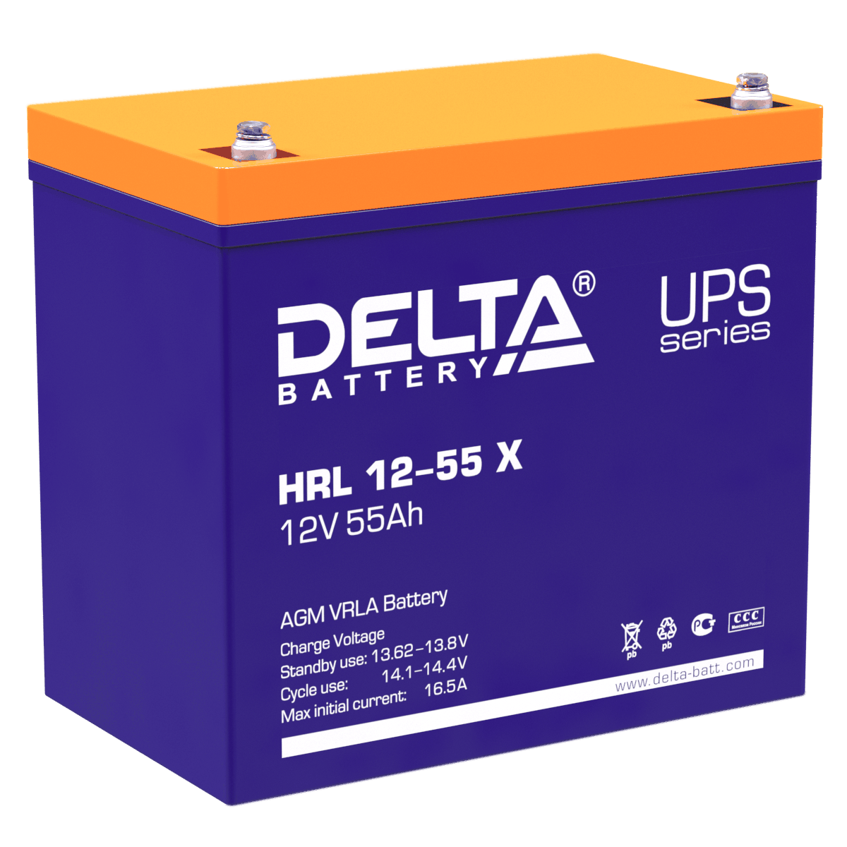 Все Батареи DELTA HRL 12-55 X видеонаблюдения в магазине Vidos Group