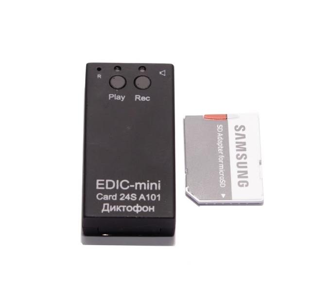 ТС Edic-mini CARD24S модель A101 диктофон цифровой