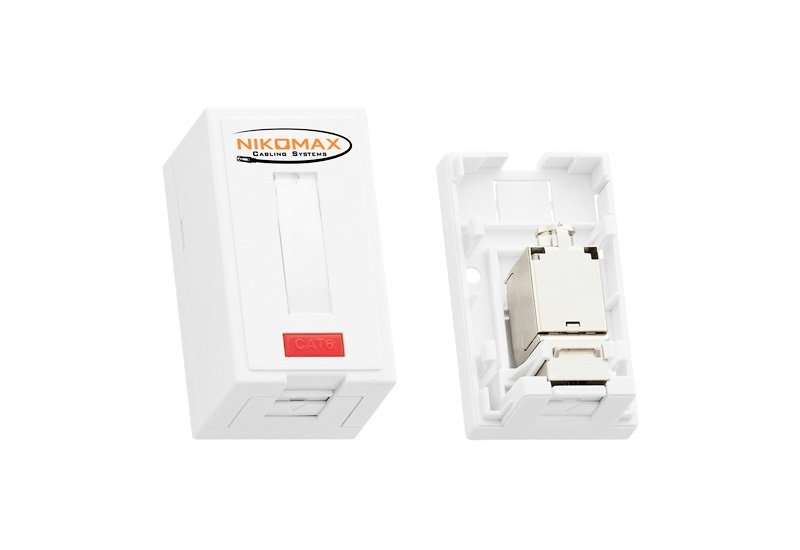 NIKOMAX NMC-WO1UE2-FT-ST-WT коммутационная розетка