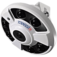 Все TRASSIR TR-D9141IR2 Fisheye IP-камера, 4Mp, объектив 1.4mm видеонаблюдения в магазине Vidos Group