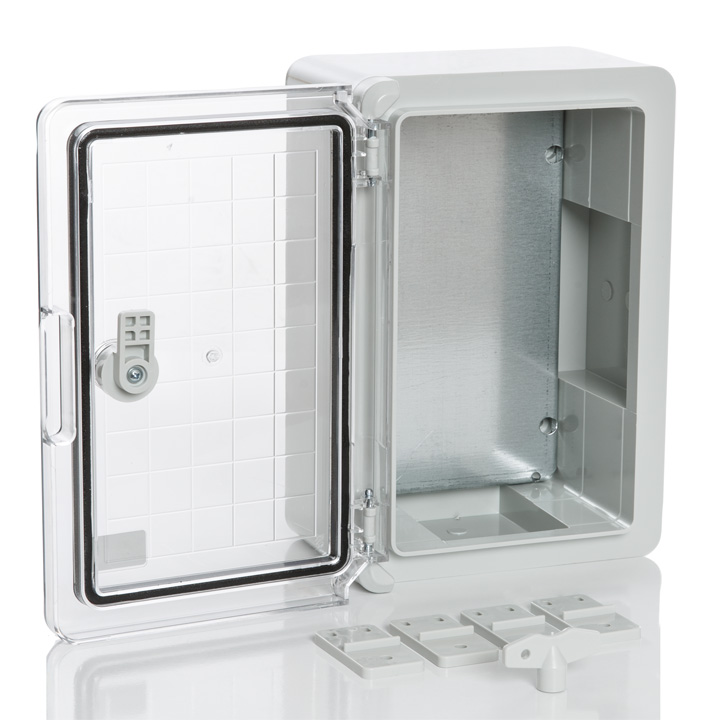 Все PP3011 пластиковый шкаф с прозрачной дверью видеонаблюдения в магазине Vidos Group