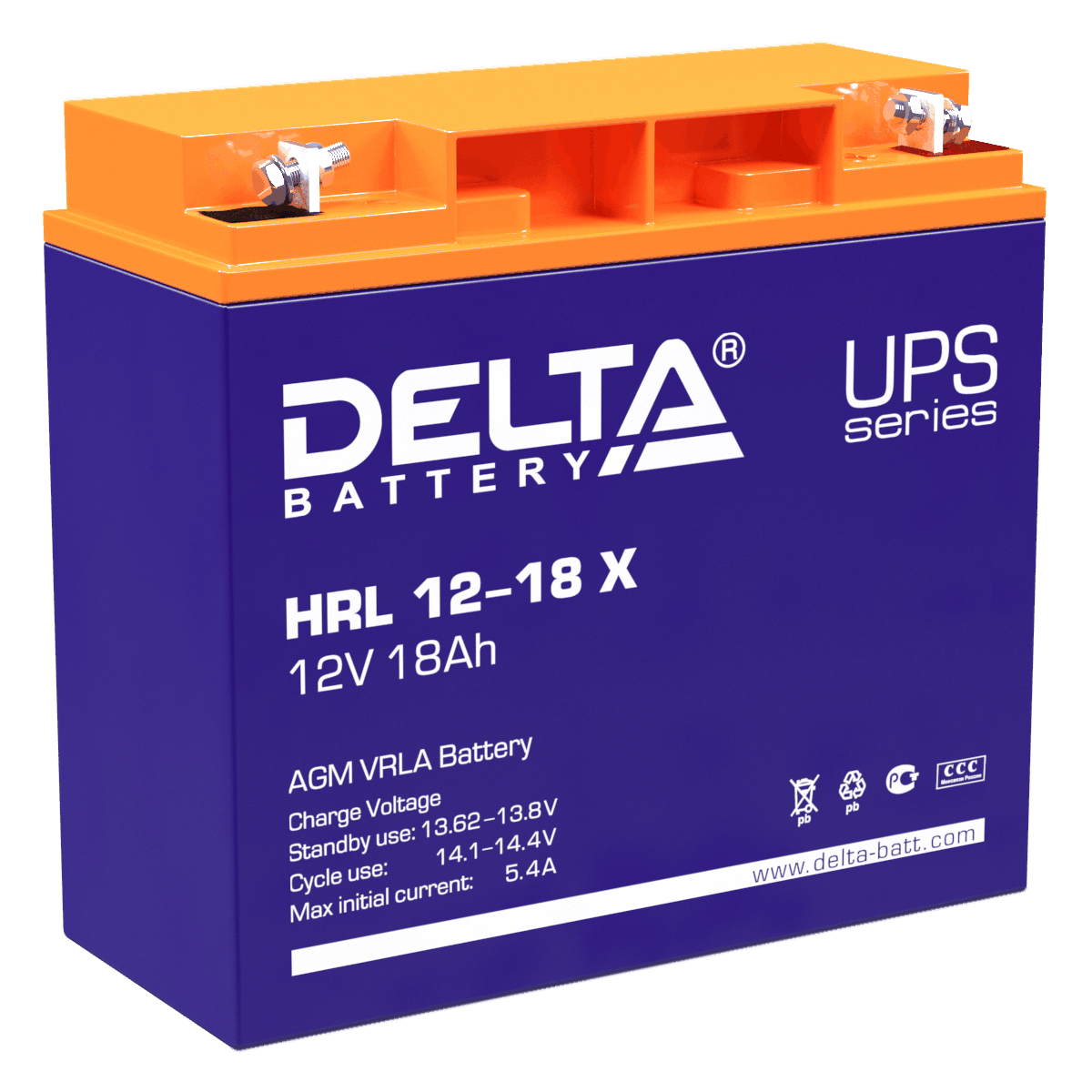 Все Батареи DELTA HRL 12-18 X видеонаблюдения в магазине Vidos Group