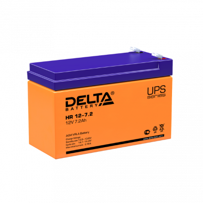 АКБ Delta HR 12-7.2 аккумулятор герметичный свинцово-кислотный
