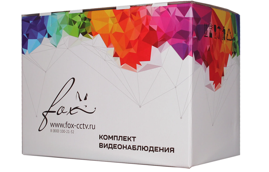Fox FLORA-2C комплект видеонаблюдения на 2 камеры
