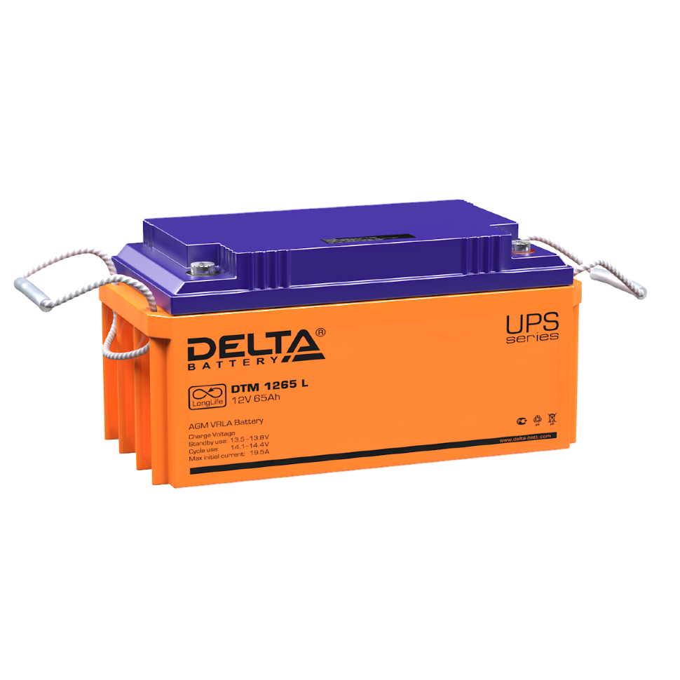 Все DELTA battery DTM 1265 L видеонаблюдения в магазине Vidos Group