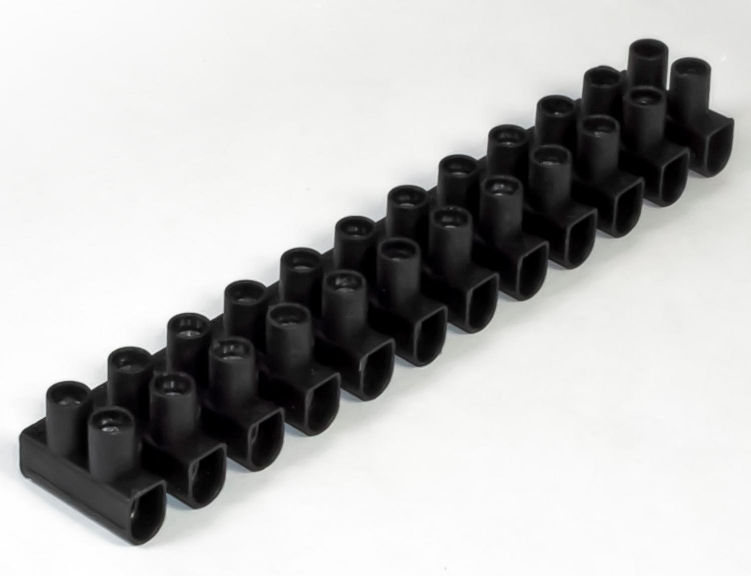 EKL 0 S (черная) Клеммная колодка п/п, 450В, 12 полюсов, 1...4 мм2 Tridonic (10 шт/уп)