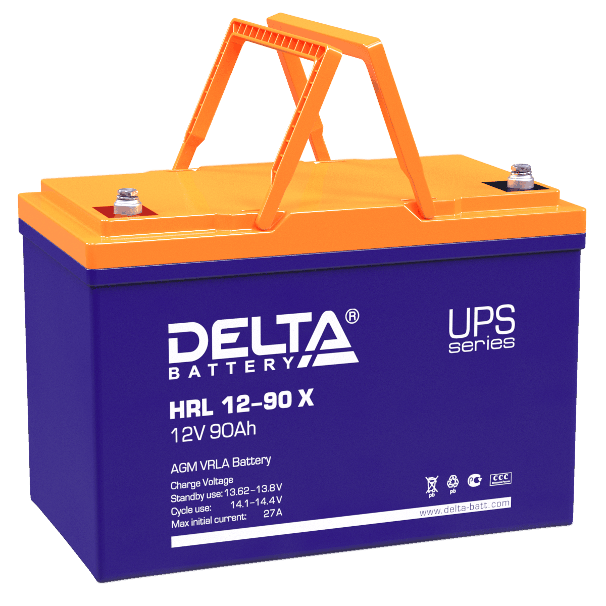 Все Батареи DELTA HRL 12-90 X видеонаблюдения в магазине Vidos Group