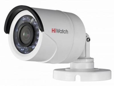 HiWatch DS-T200 (3.6 mm) 2 MPx уличная цилиндрическая HD-TVI камера с ИК-подсветкой до 20м