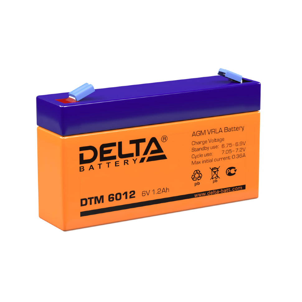 Все DELTA battery DTM 6012 видеонаблюдения в магазине Vidos Group