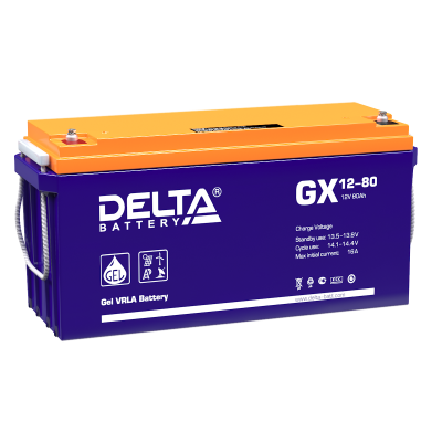 DELTA battery GX 12-80