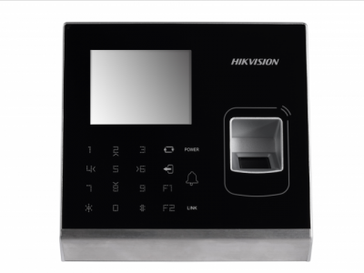 HikVision DS-K1T200MF терминал доступа со встроенными считывателями Mifare карт и отпечатков пальцев