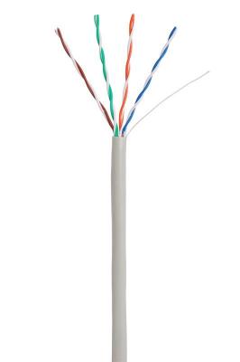 NETLAN EC-UU004-5E-PVC-GY Кабель U/UTP 4 пары, Кат.5e (Класс D), 100МГц, одножильный