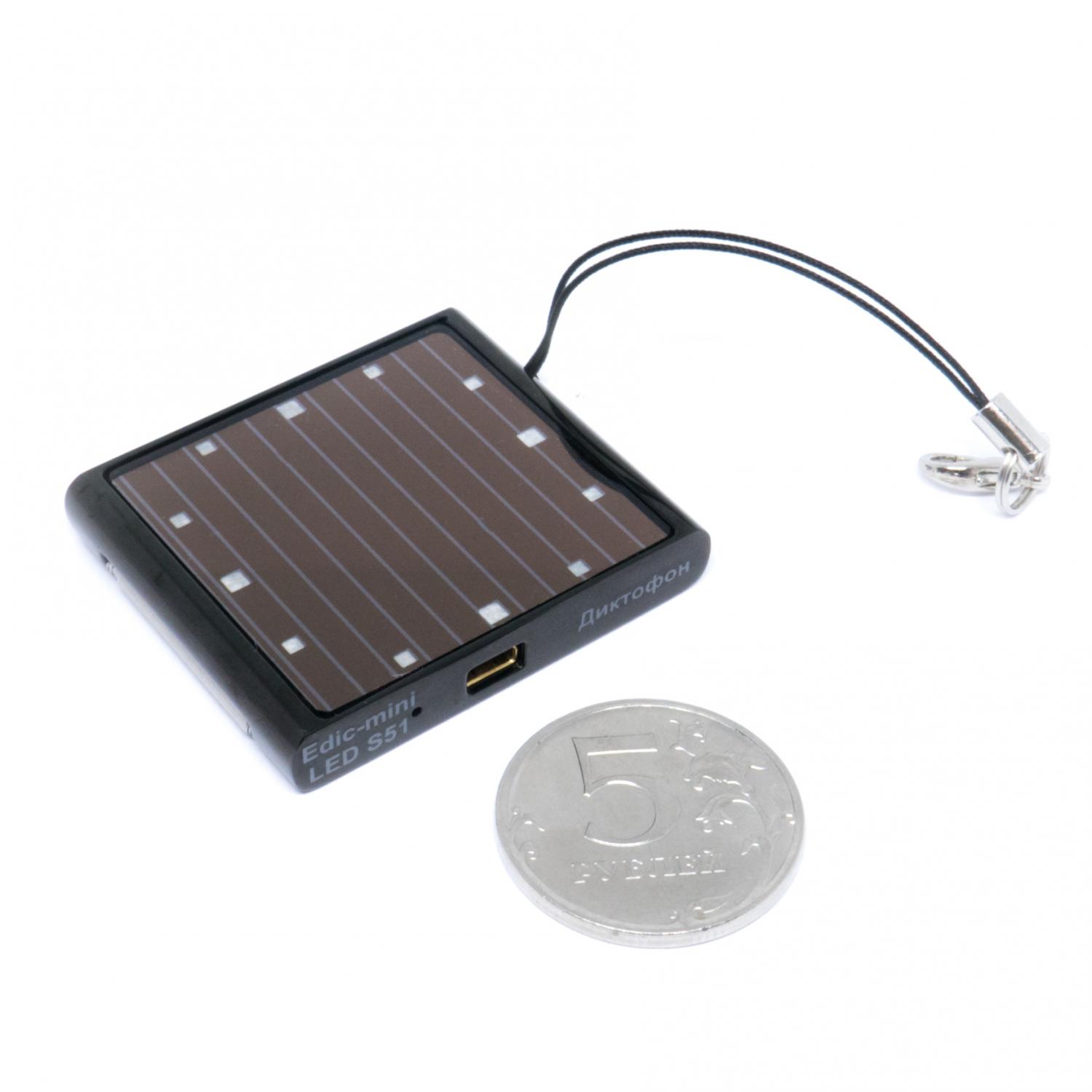 Все ТС Edic-mini LED S51-300h диктофон цифровой видеонаблюдения в магазине Vidos Group