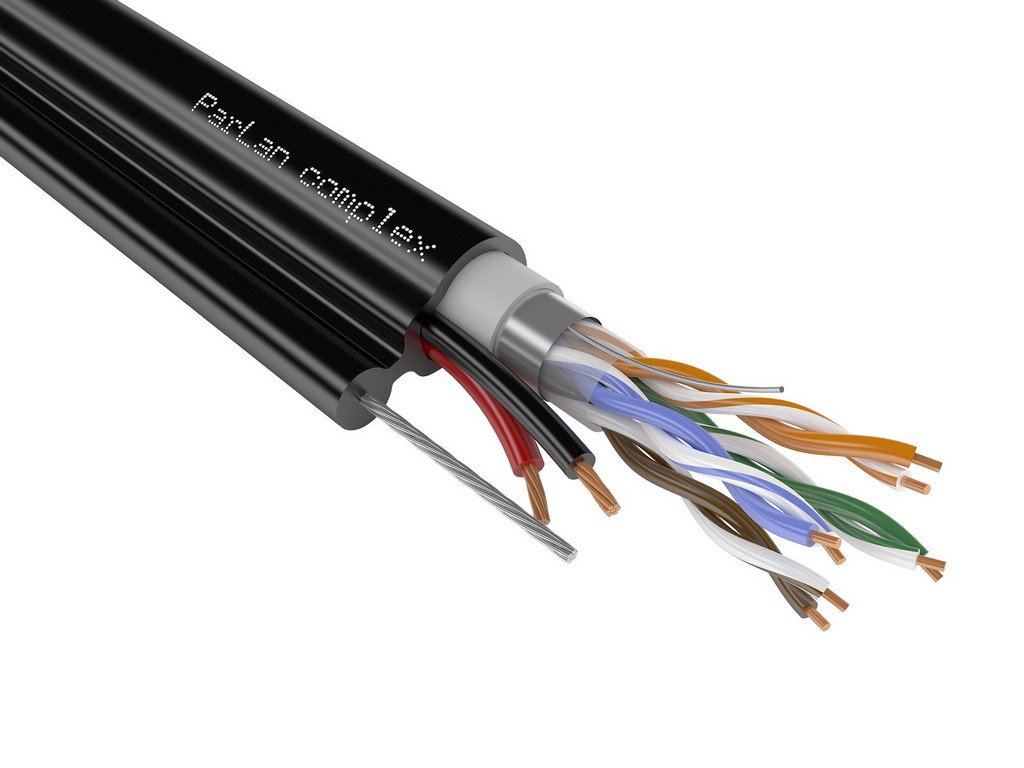 Паритет ParLan complex F/UTP4 Cat5e + 2х0,75 PVC/PEtr кабель витая пара (LAN)