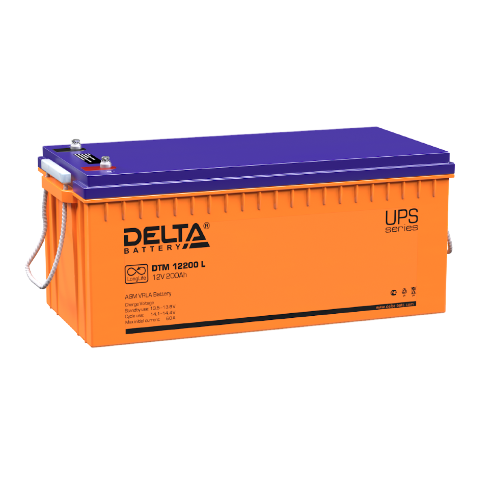 Все DELTA battery DTM 12200 L видеонаблюдения в магазине Vidos Group