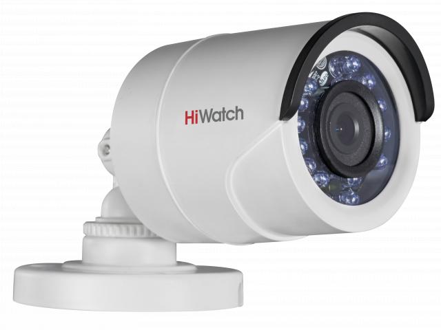 HiWatch DS-T200P (3.6 mm) 2 MPx уличная цилиндрическая HD-TVI камера с ИК-подсветкой до 20м