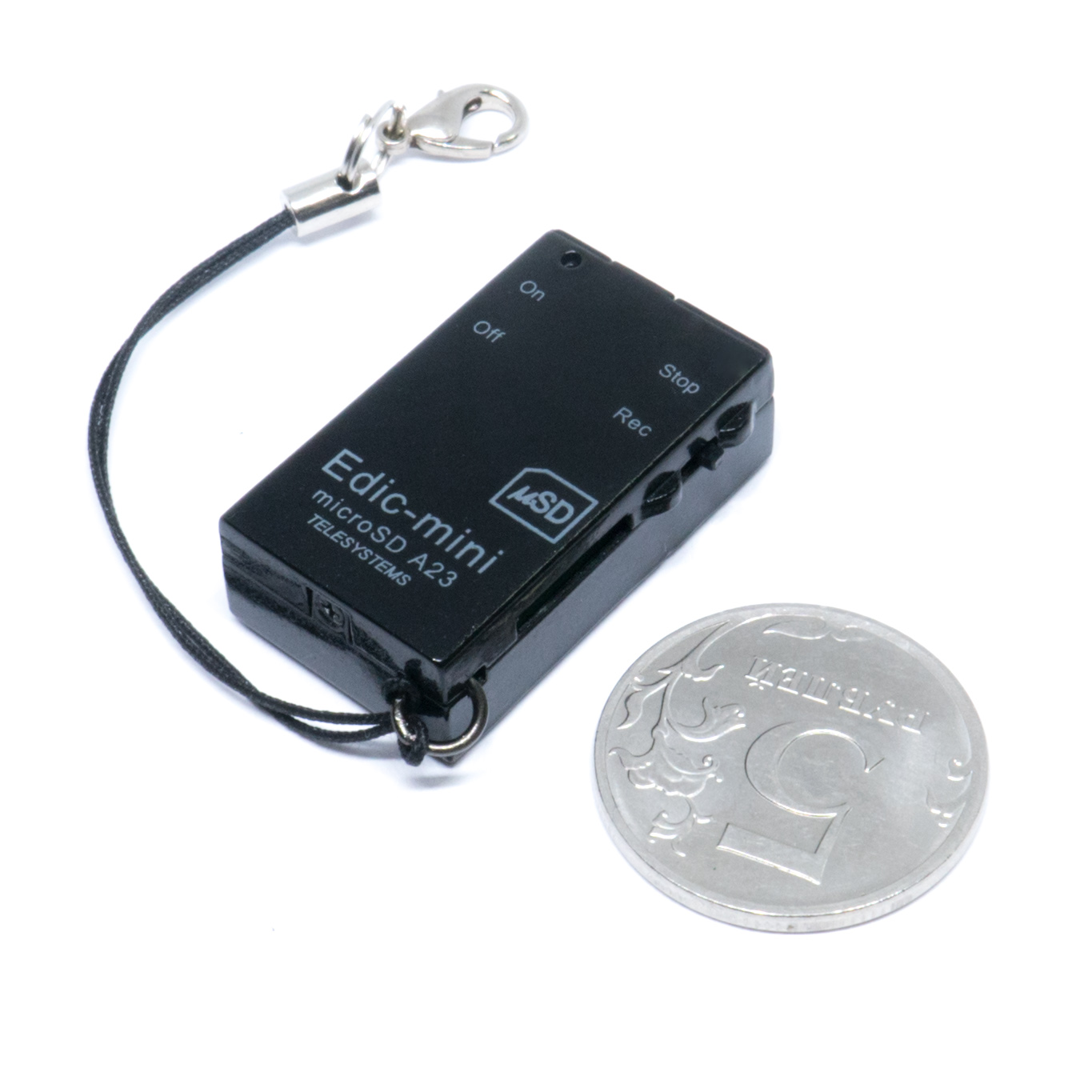 Все ТС Edic-mini micro SD модель A23 диктофон цифровой видеонаблюдения в магазине Vidos Group