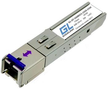GIGALINK GL-OT-SG08SC1-1310-1550-D Модуль GIGALINK SFP, WDM, 155Mb/1,25Gb/s