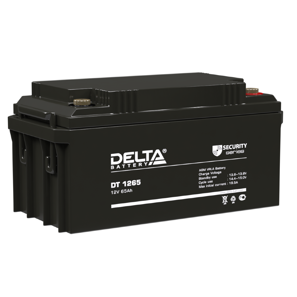Все DELTA battery DT 1265 видеонаблюдения в магазине Vidos Group