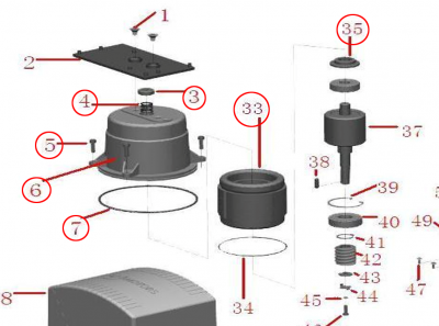 AN-Motors ASL.102/500 статор электродвигателя ASL500